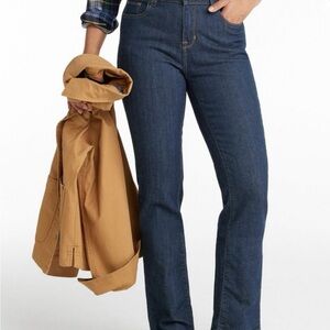 L.L. Bean Classic Fit Blue Straight Leg Jeans